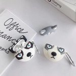 Wholesale Cute Design Cartoon Silicone Cover Skin for Airpod (1 / 2) Charging Case (Husky Gray)